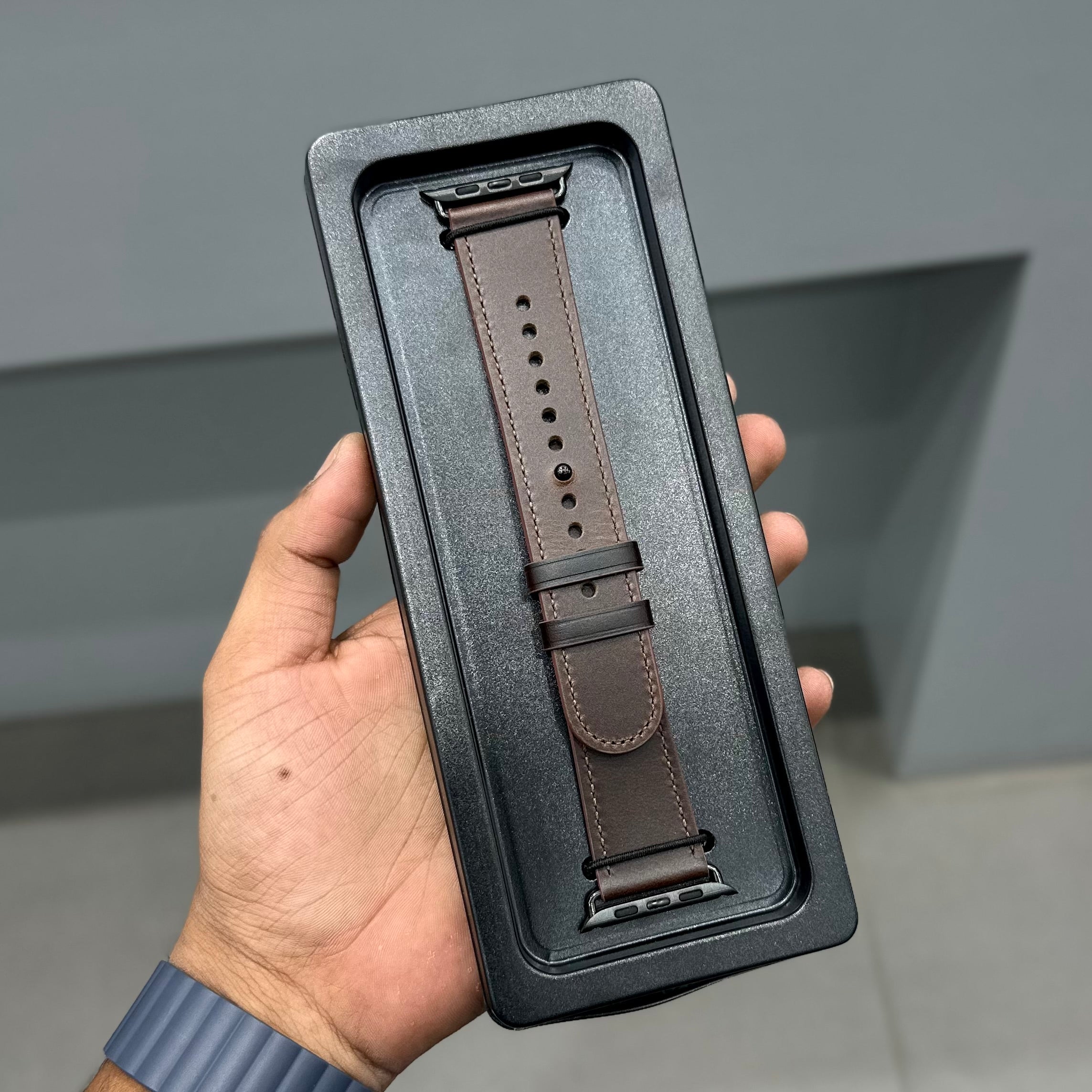 EVIM LEATHER STRAP - DARK BROWN ( No. 3572 )
