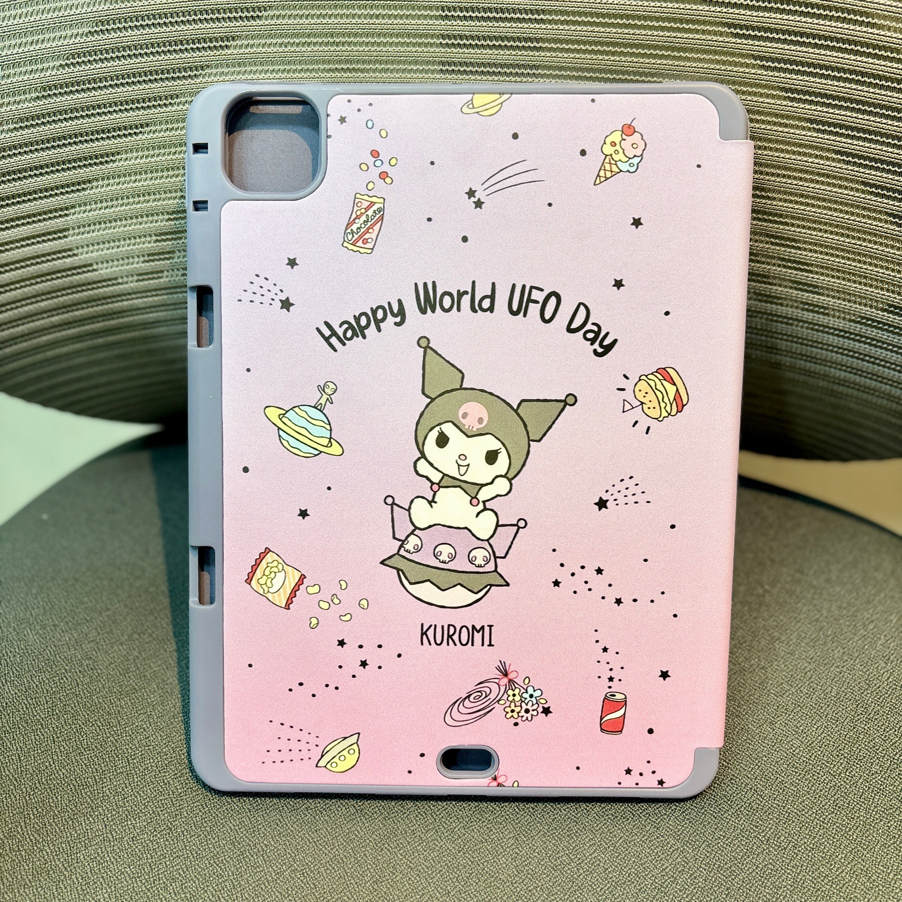 Kuromi - 3D Cartoon Printed iPad Case Mobile Case by CoverMeUp - Style 2