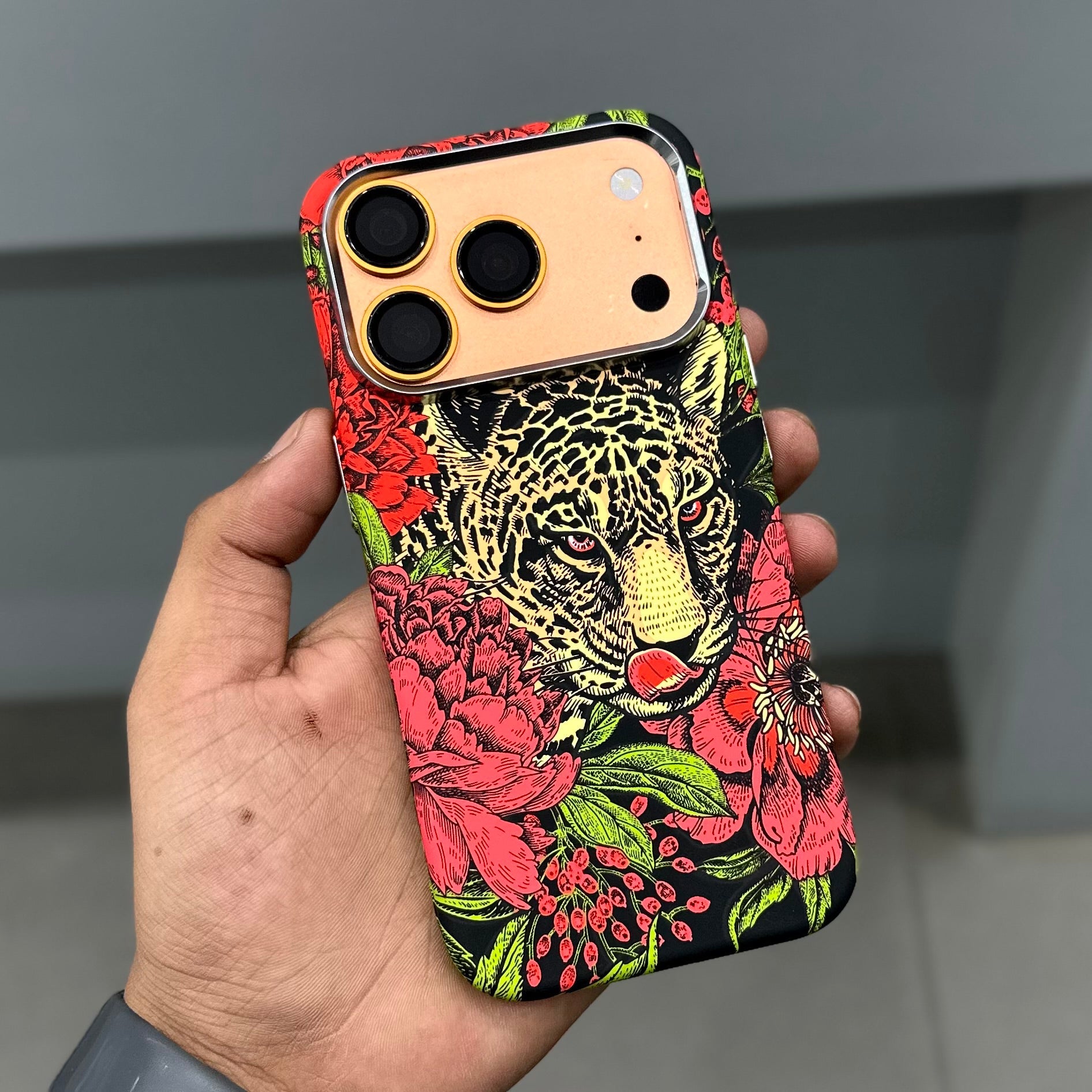LUXO MAGSAFE CASE - PINK LEOPARD ( No. 3660 )
