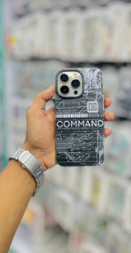 Protective Apple iPhone Back Cover - LYDIA CLASSIC PRINT CASE FOR IPHONE Cyberpunk Labels - Style 10