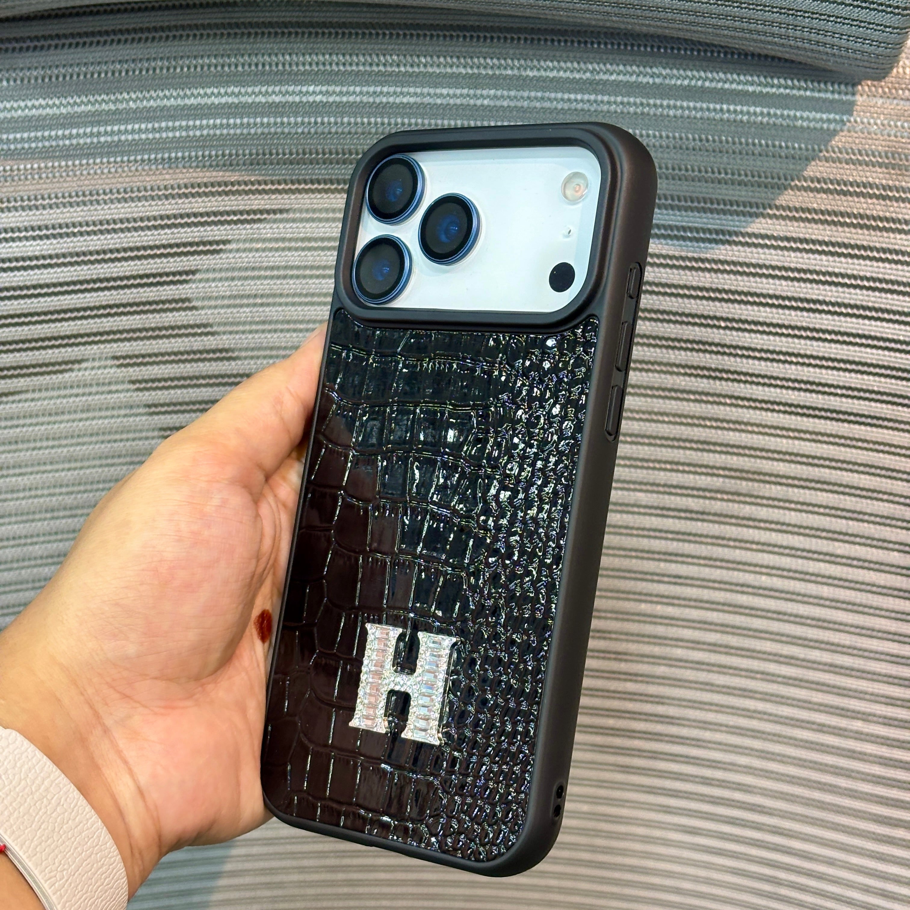 CrocLuxe Diamond iPhone 17 Series Case