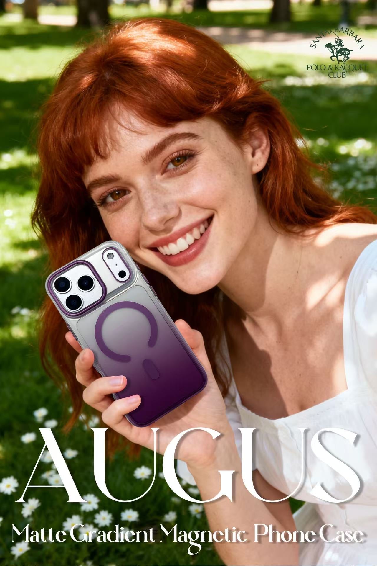 Santa Barbara Polo AUGUS Series Case For iPhone 17 Pro Max / 18 Pro Max (Purple)