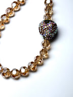 Gold Bling Phone Charm Strap Mobile Case by CoverMeUp - Style 4
