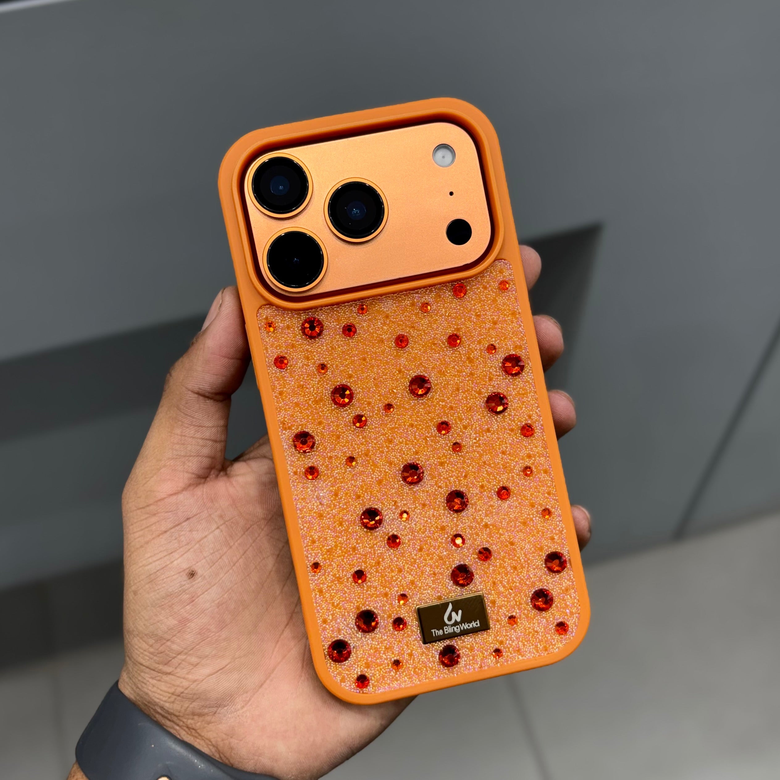 BLING WORLD DIMO CASE - ORANGE ( No. 2370 )