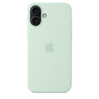 Protective Apple iPhone Back Cover - Logo Silicon Case for iPhone 16 Plus (AquaMarine) - Style 5