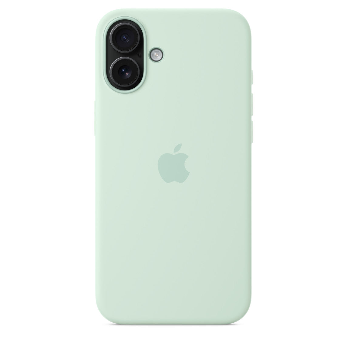 Logo Silicon Case for iPhone 16 (AquaMarine)