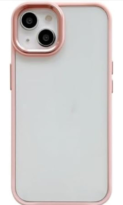 Clear Back Cover Compatible with iPhone, Military-Grade Drop Protection, Shock-Absorbing Corners, Yellowing-Resistant Hard Back, Scratch Resistant