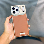 Protective Apple iPhone Back Cover - Auréum MagSafe Leather iPhone 17 Pro Case - Style 3