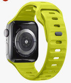 Silicone Wave Textured Apple Watch Strap