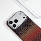 KVZV WOVEN COLOR PATTERN CARBON CASE FOR IPHONE