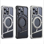 Protective Apple iPhone Back Cover - Rotating Bracket Shell Luxury Design Case for iPhone - Style 12