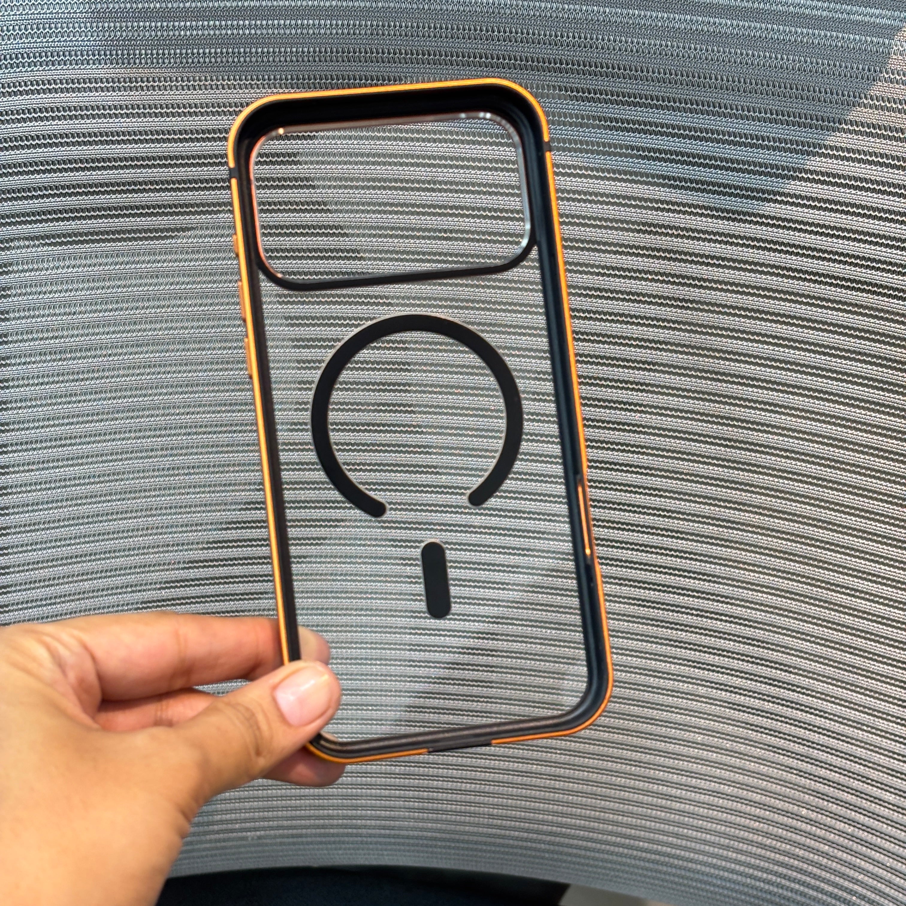 Protective Apple iPhone Back Cover - LumiFrame MagSafe iPhone 17 Case - Style 7