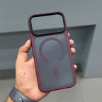 NY E CLASS FROSTED MAGSAFE CASE WINE RED ( No. 3827 )