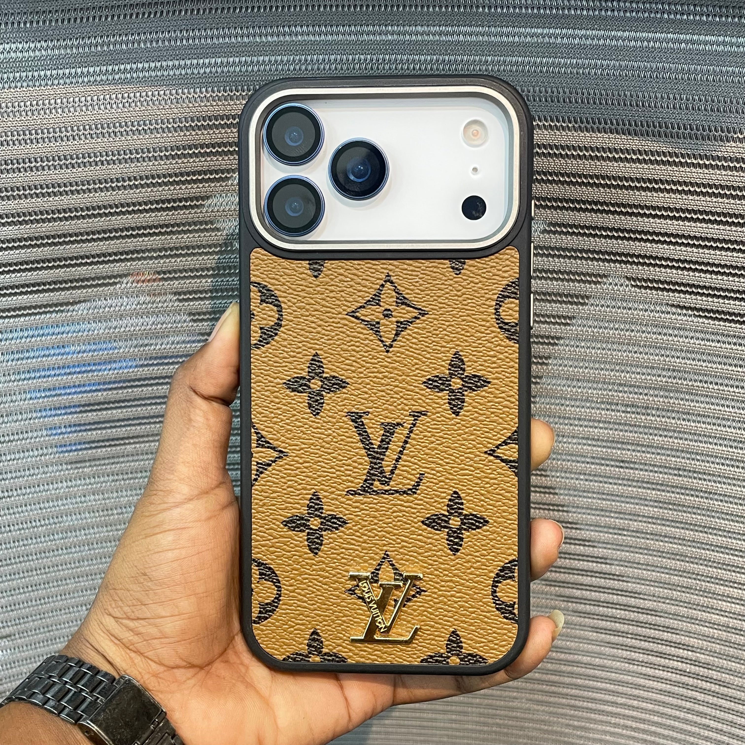 LogoLuxe Leather iPhone 17 Series Case