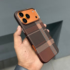 LUXO BROWN CHECK 3.0 WITH MAGSAFE CASE ( No. 2680 ) Mobile Case by CoverMeUp - Style 3