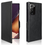 Samsung Galaxy S26 Ultra Shockproof Leather Flip Case Cover - Black Mobile Case by CoverMeUp