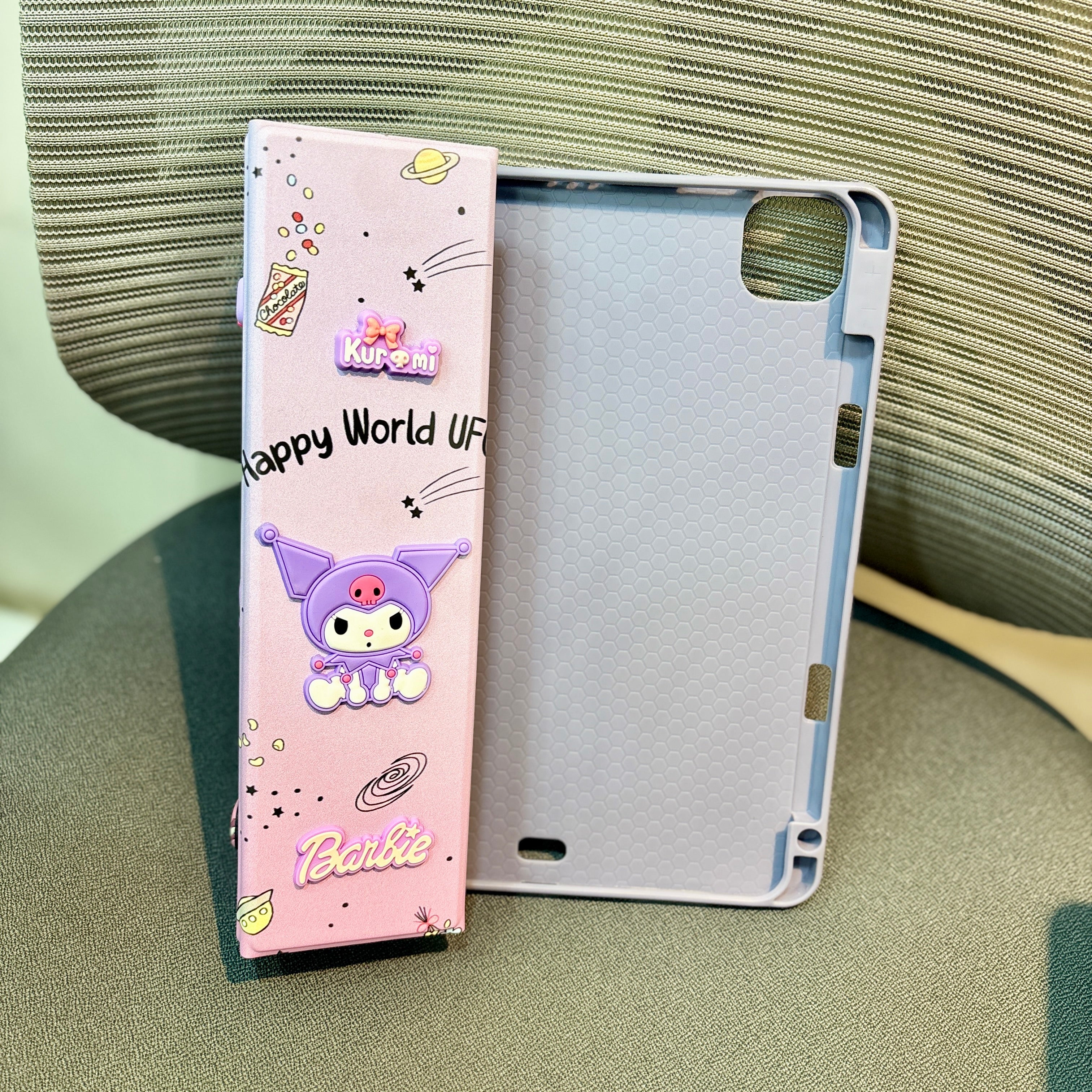 Kuromi - 3D Cartoon Printed iPad Case Mobile Case by CoverMeUp - Style 3