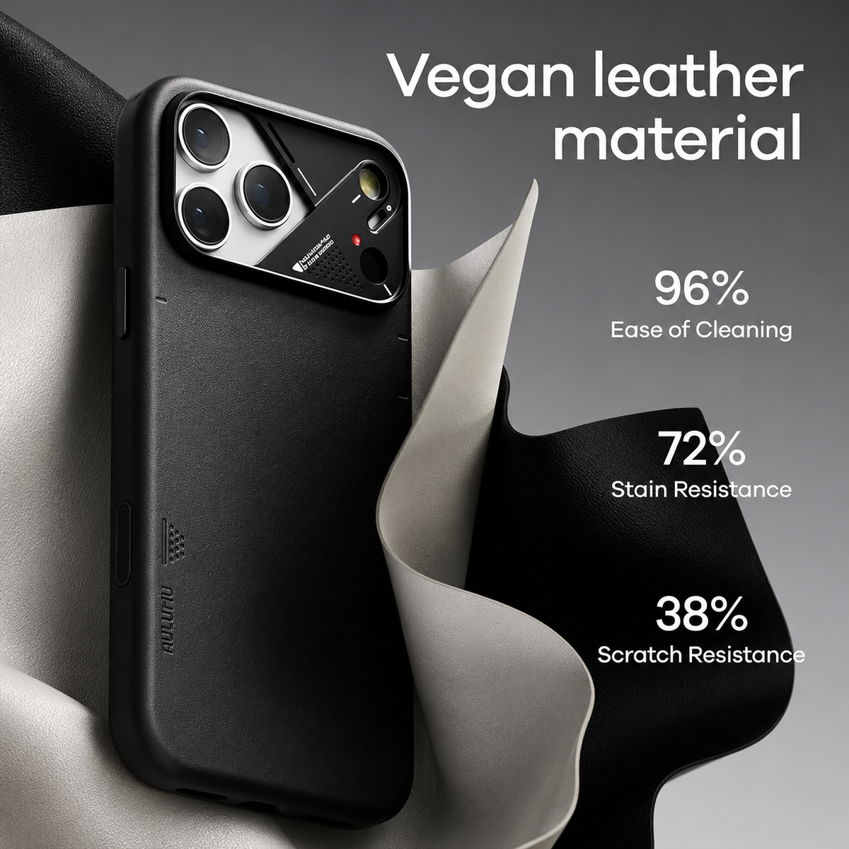 Aulumu A17 Vegan Leather Case for iPhone 17 Pro Max | MagSafe
