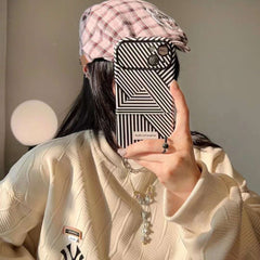 3D Effects Striped Art Case for iPhone 14 Pro