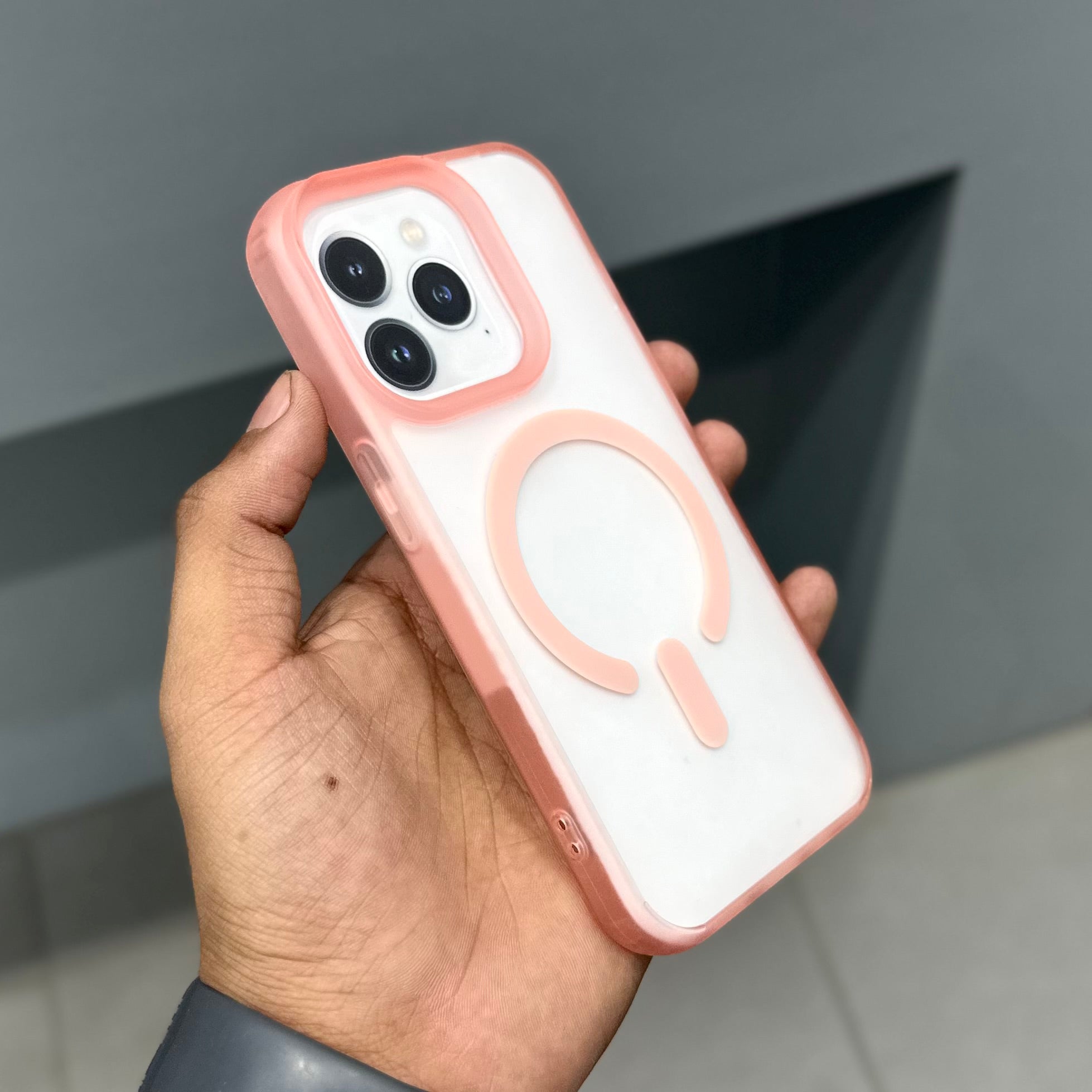 SILKLINE CASE WITH MAGSAFE TPU - PINK ( No. 2648 ) Mobile Case by CoverMeUp - Style 2