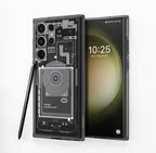 Samsung Galaxy S25 Series Circuit Design Ultra Hybrid Zero One Case Mobile Case by CoverMeUp