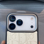 LogoLuxe Leather iPhone 17 Series Case