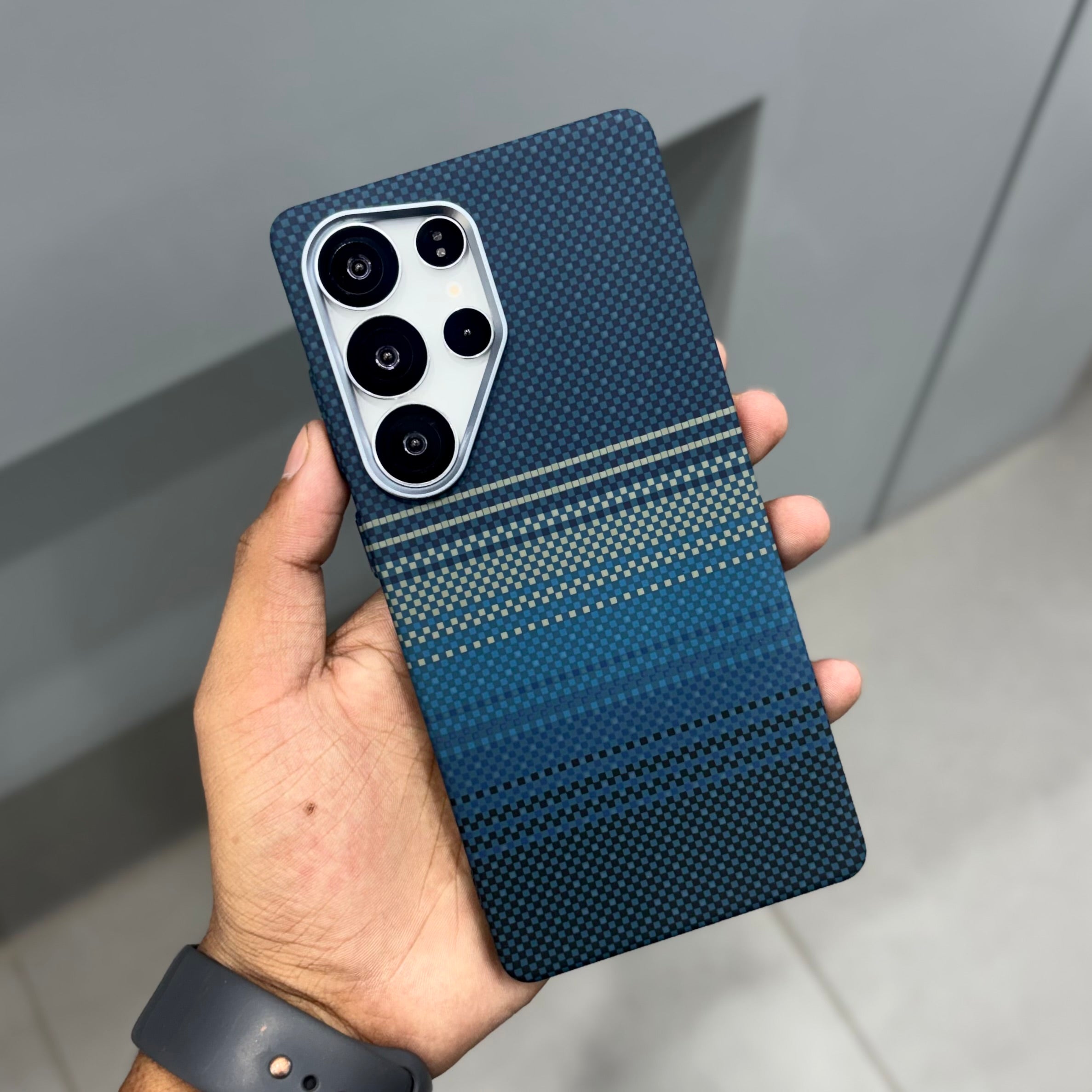 Luxo Blue Line Magsafe Case - Samsung ( No. 2214 )