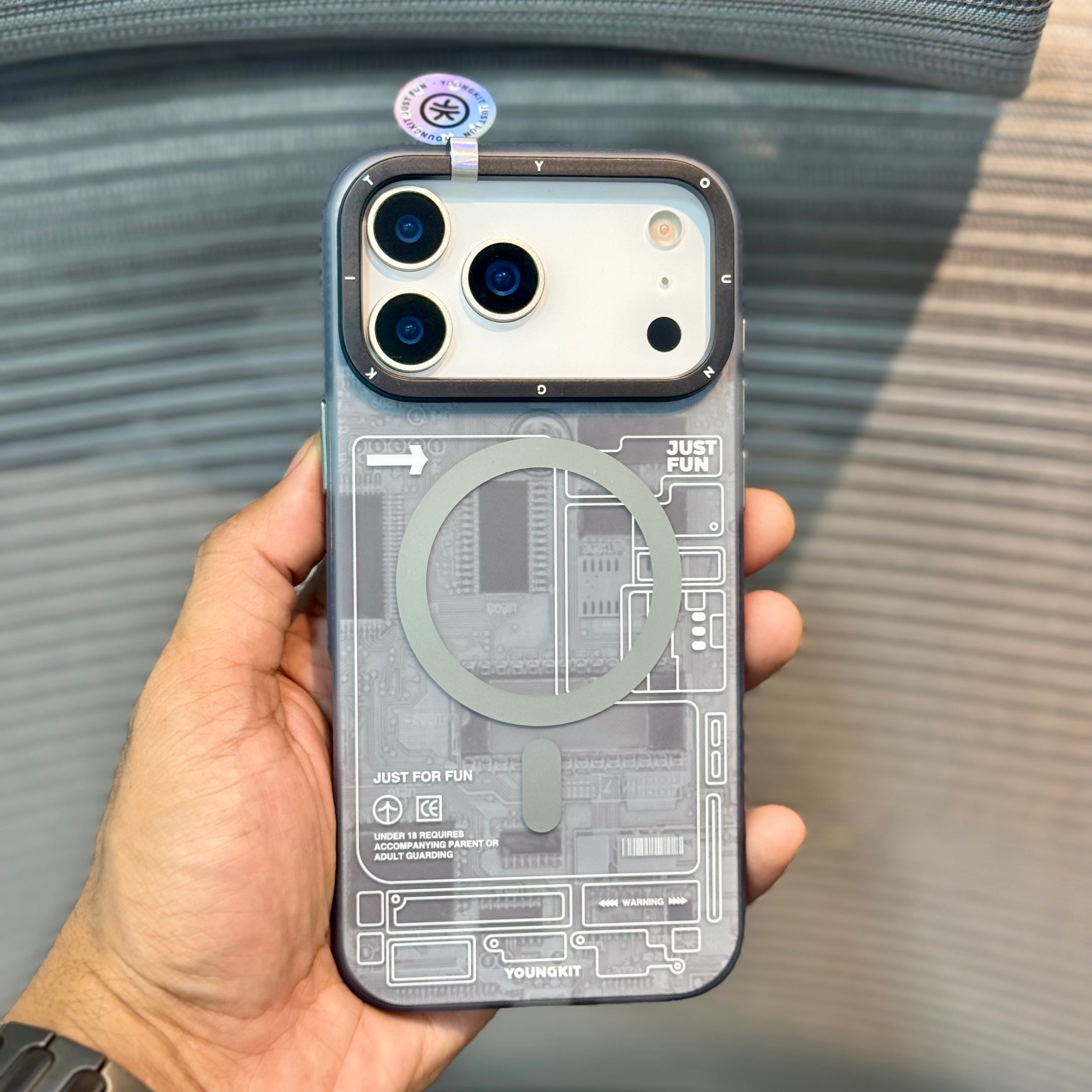 Grey TechSeries MagSafe iPhone 17 Pro Max Case