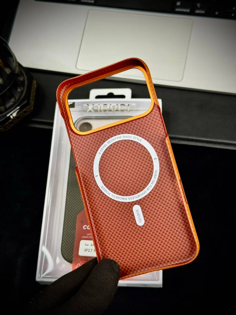 X-Level Mars Collection Ultra-Thin Back Carbon With MagSafe Case for iPhone 17 Pro | 17 Pro Max |