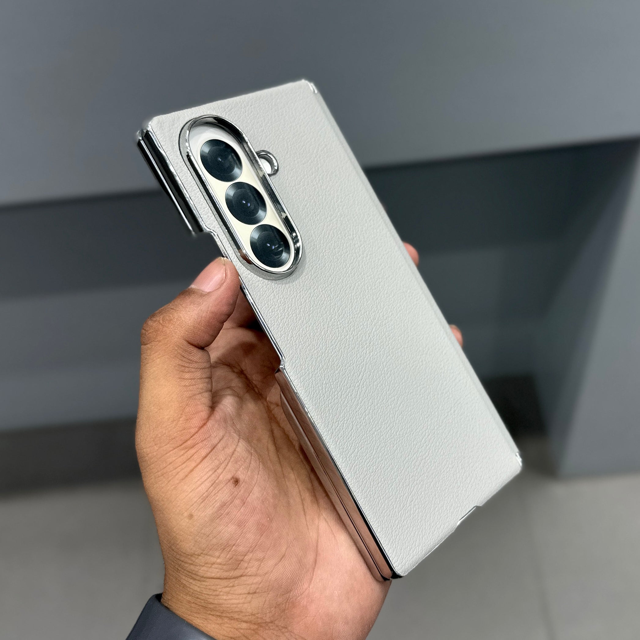 DYNAMYK VEGAN LEATHER CASE - GREY ( No. 3845 )