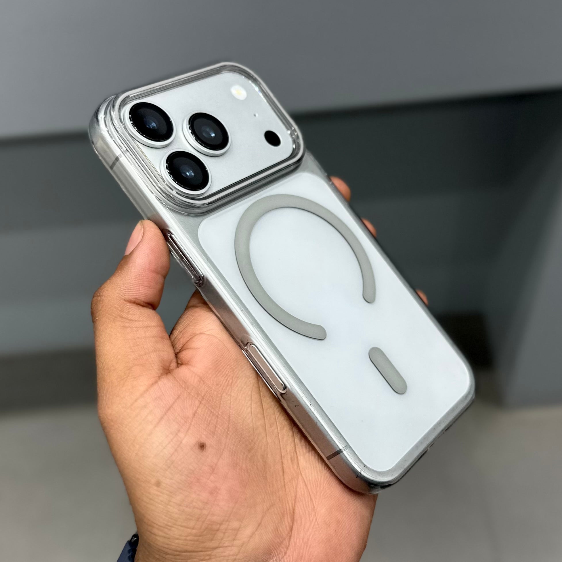 SYNDEE MAGSAFE CASE-GREY ( No. 3444 ) Mobile Case by CoverMeUp - Style 2