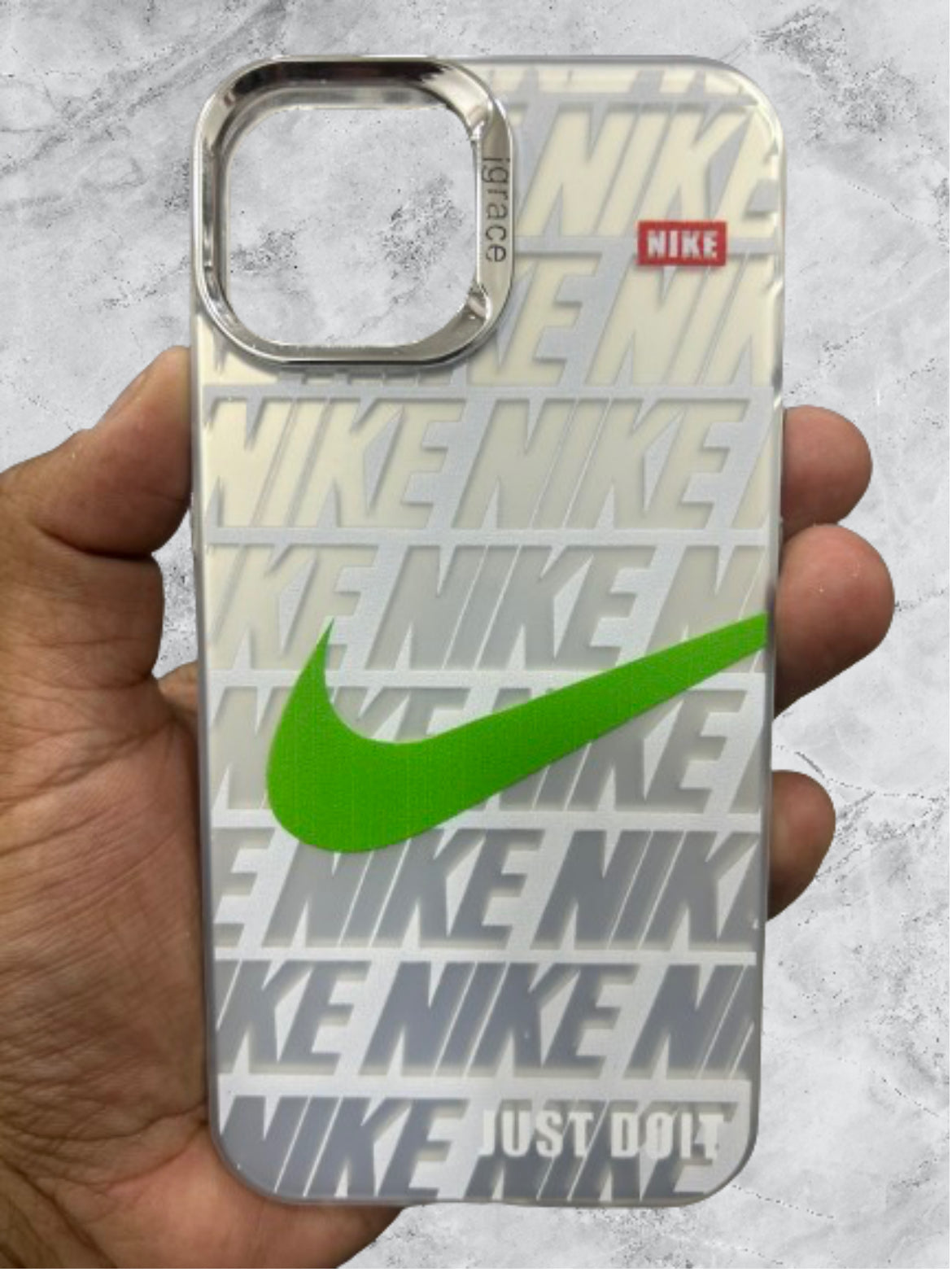 iPhone Protective Case back cover with Sports Design with detachable metal ring