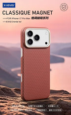 X level Classique Ultra Slim Carbon Magsafe Case for iPhone 17/18 Pro & Pro Max Series