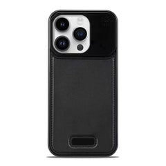 Leather Frameless Heat Dissipation Phone Back Case for Samsung Galaxy S23 Ultra| Black