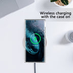 Silicone Clear Transparent Case for Samsung Galaxy S22 Mobile Case by CoverMeUp - Style 4