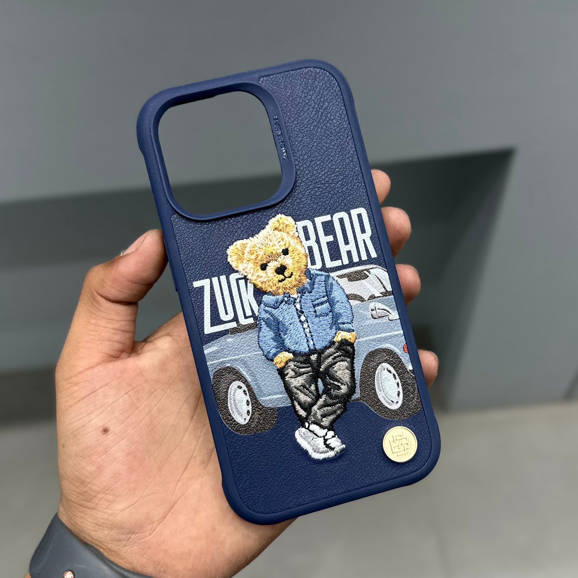 ZUCK BEAR SANFRA NCISCO FORTUNE - BLUE ( No. 3339 ) Mobile Case by CoverMeUp - Style 3