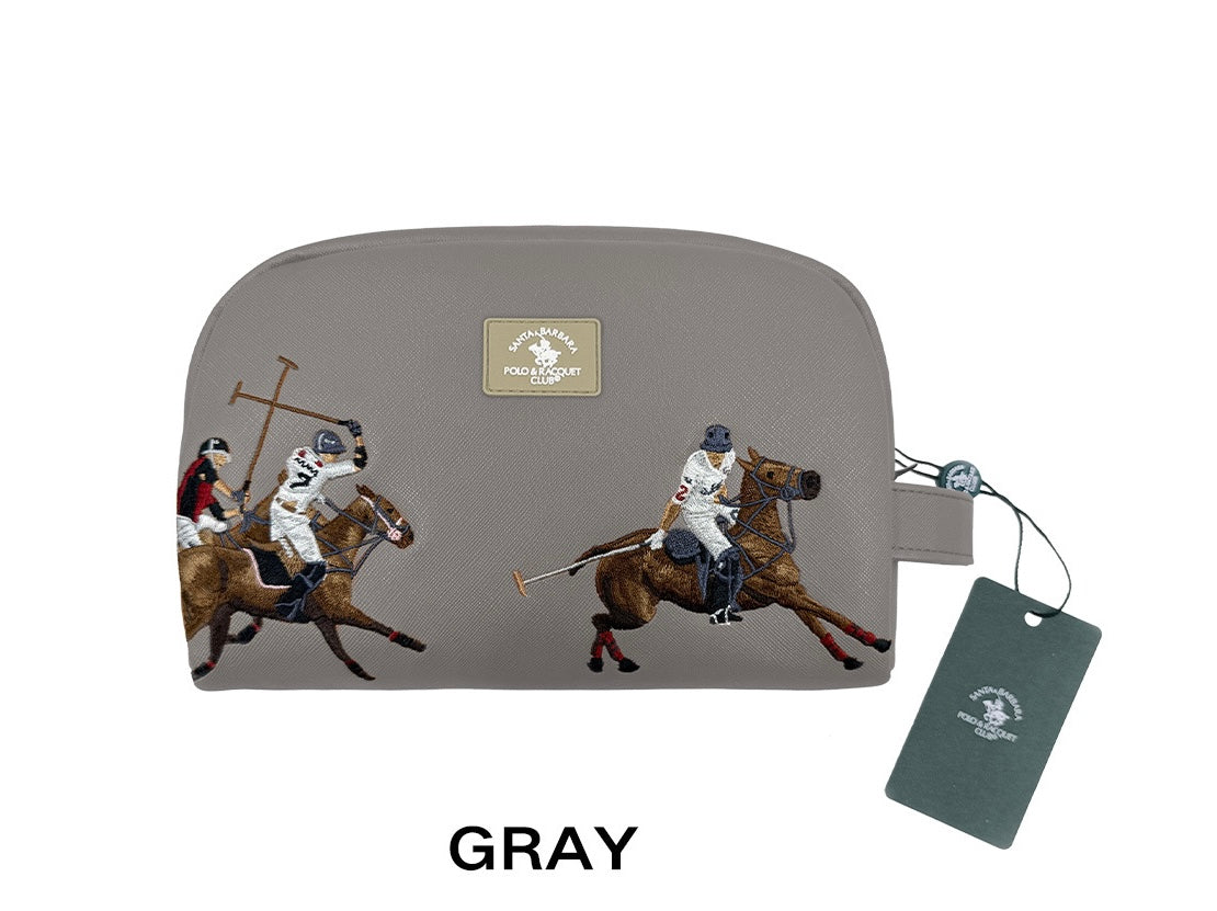 Santa Barbara Polo Embroided Travelling Kit (Grey)