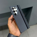 LUXO CARBON CASE SAMSUNG - GREY CHECK ( No. 2526 ) Mobile Case by CoverMeUp - Style 2