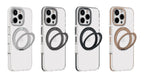 Protective Apple iPhone Back Cover - Transparent MagSafe iPhone Case with Stand