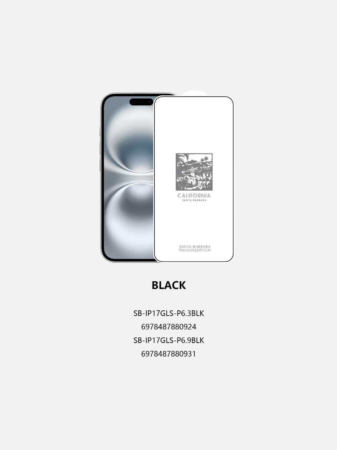 Santa Barbara Polo Raquet Club Ultra HD Clear Tempered Glass Protector for iPhone 17 Pro / 18 Pro (Clear HD)