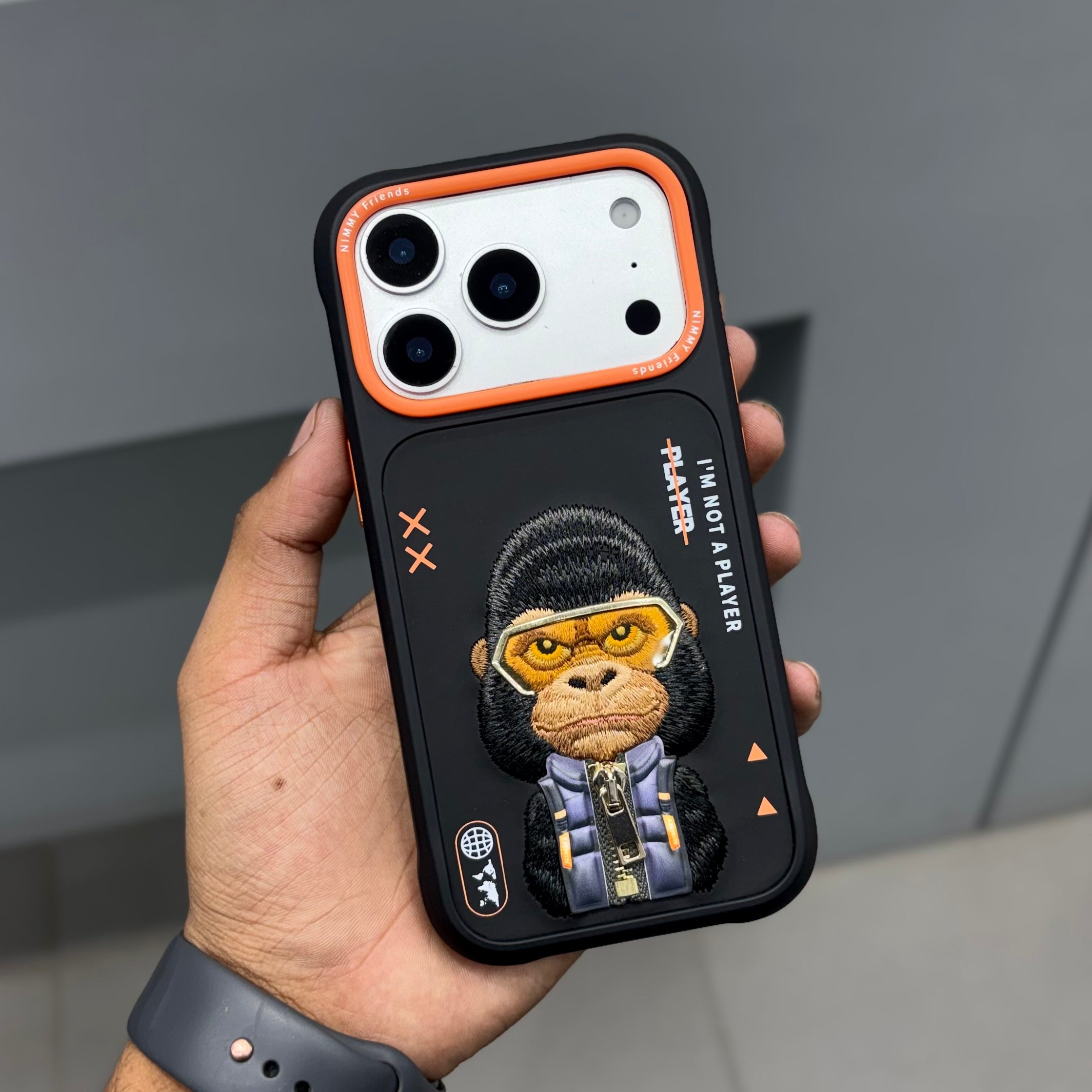 NIMMY GORILA CASE - BLACK ORANGE ( No. 2540 )