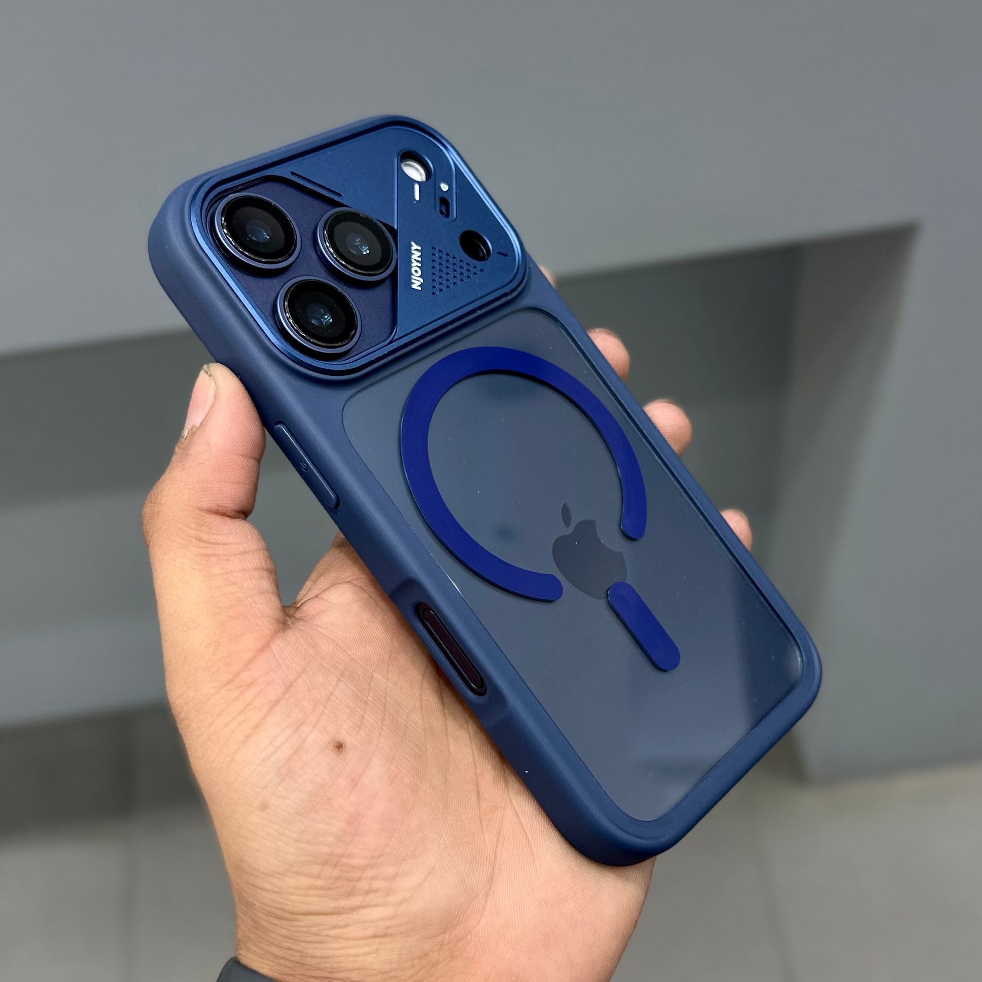 NY ARMOR X MAGSAFE CASE - BLUE ( No. 3050 ) Mobile Case by CoverMeUp - Style 3