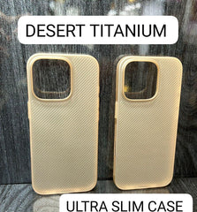 Ultra Slim Paper Case Desert Titanium Color for iPhone