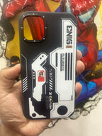 Protective Apple iPhone Back Cover - High Print Mechanical Case for iPhone - Style 7