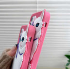 Protective Apple iPhone Back Cover - Cat Style Silicon Case for iPhone - Style 2