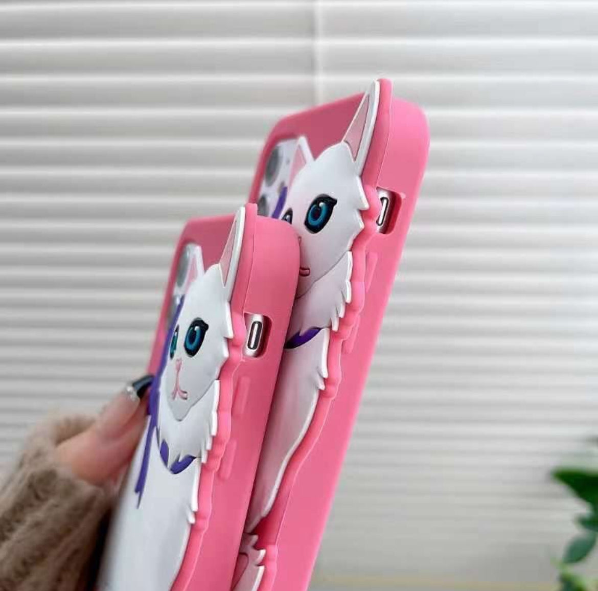 Cat Style Silicon Case for iPhone