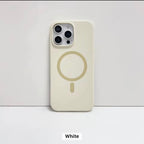 Protective Apple iPhone Back Cover - Silque MagSafe Silicone iPhone Case - Style 4