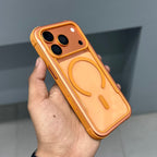 NYJ STEEL ARMOR MAGSAFE CASE - ORANGE ( No. 2967 ) Mobile Case by CoverMeUp - Style 2