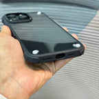 Protective Apple iPhone Back Cover - GripShield Clear iPhone Case - Style 20