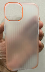 Protective Apple iPhone Back Cover - Grid Smoked Slim Bumper Case For iPhone - Style 5